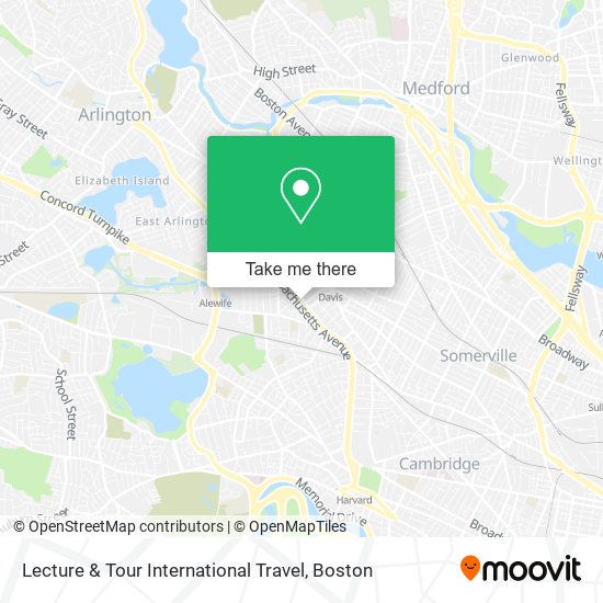 Mapa de Lecture & Tour International Travel