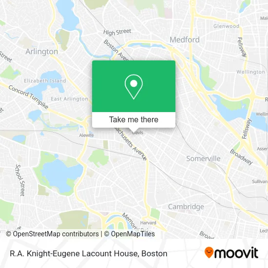 R.A. Knight-Eugene Lacount House map