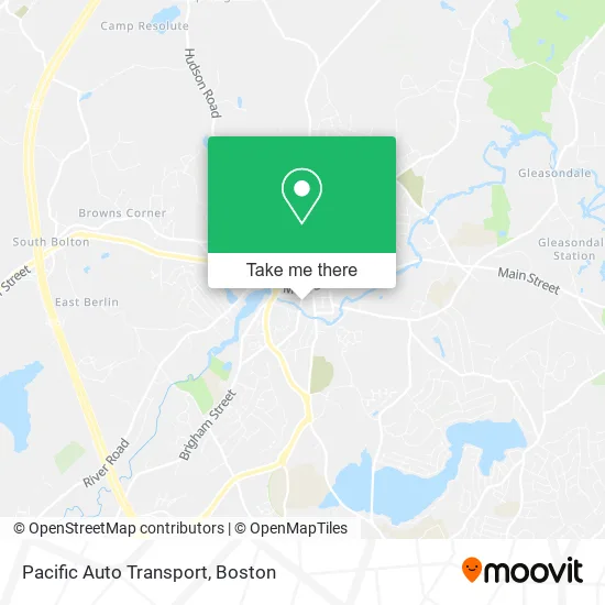 Pacific Auto Transport map