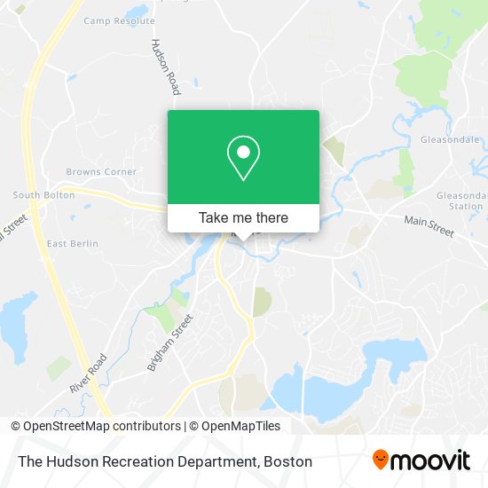 Mapa de The Hudson Recreation Department