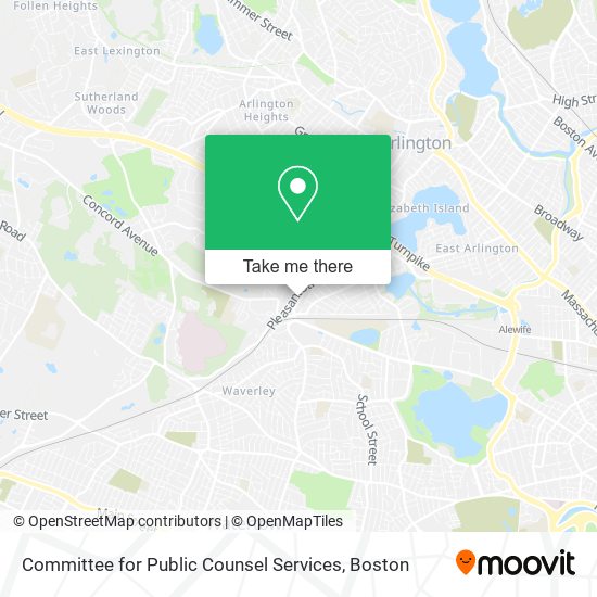 Committee for Public Counsel Services map