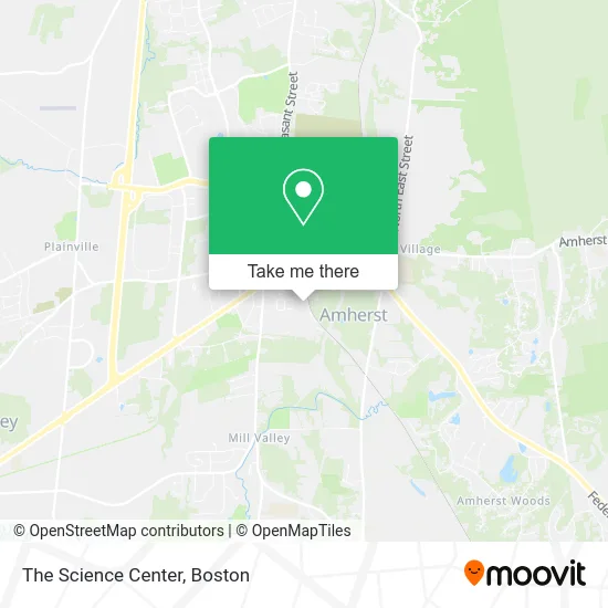 The Science Center map