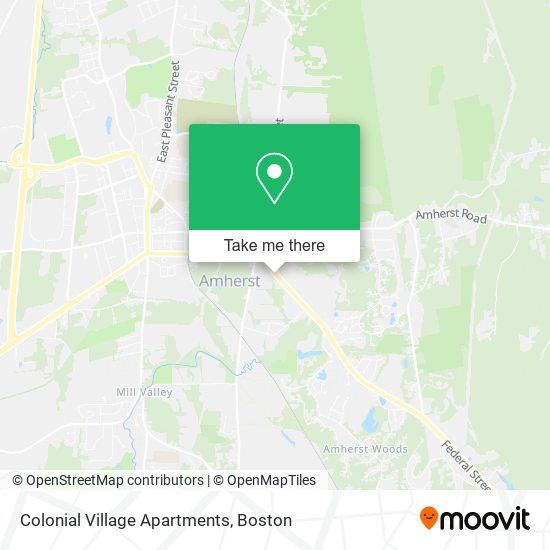 Colonial Village Apartments map