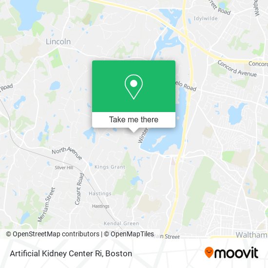 Artificial Kidney Center Ri map