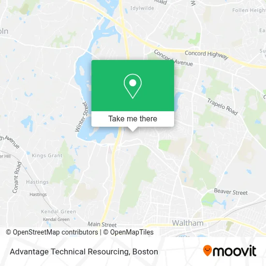 Advantage Technical Resourcing map