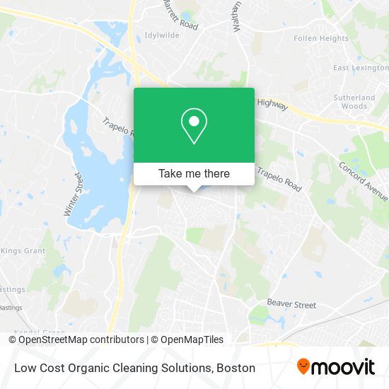 Low Cost Organic Cleaning Solutions map