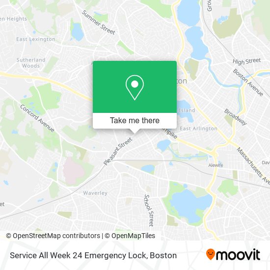 Mapa de Service All Week 24 Emergency Lock