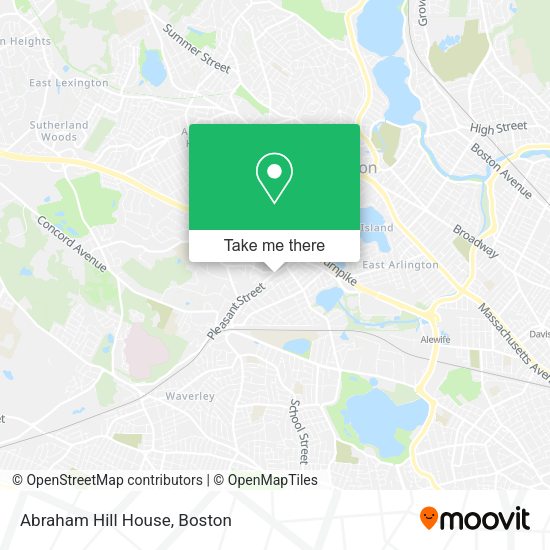 Mapa de Abraham Hill House