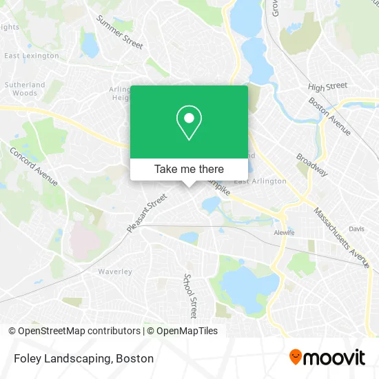 Foley Landscaping map