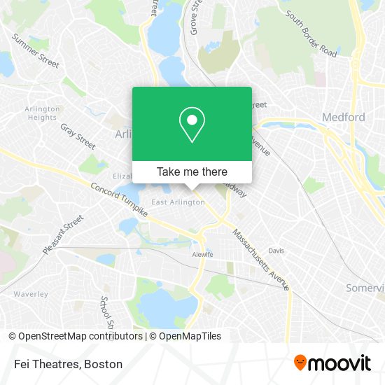 Mapa de Fei Theatres
