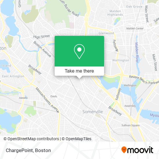 Mapa de ChargePoint