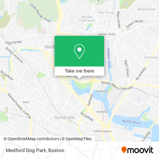 Medford Dog Park map