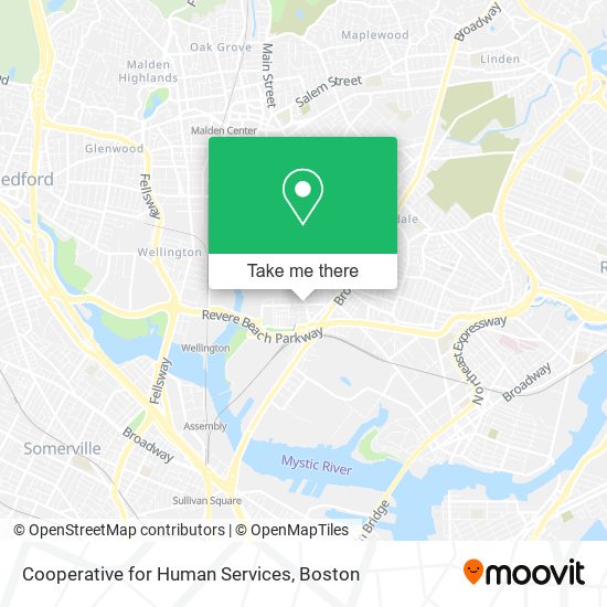 Mapa de Cooperative for Human Services