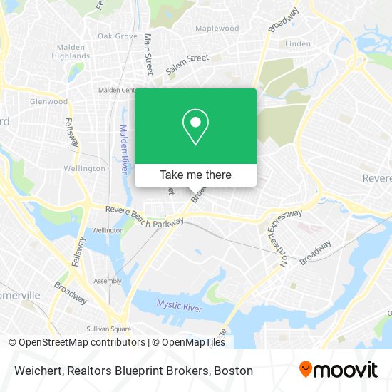 Mapa de Weichert, Realtors Blueprint Brokers