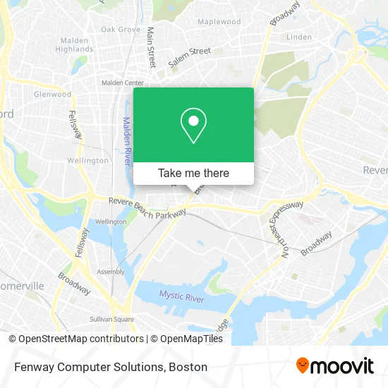Fenway Computer Solutions map