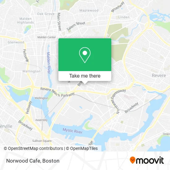 Norwood Cafe map