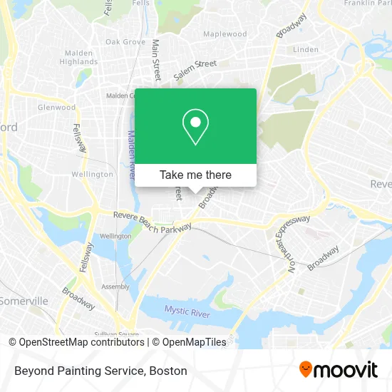 Beyond Painting Service map