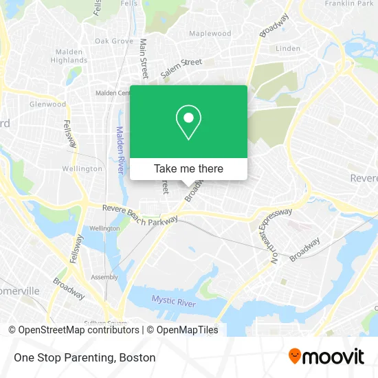 One Stop Parenting map