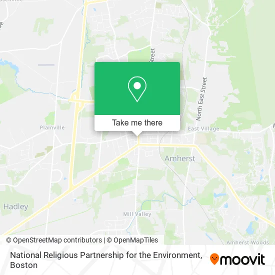 National Religious Partnership for the Environment map