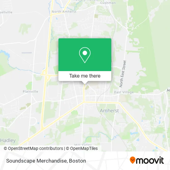 Soundscape Merchandise map