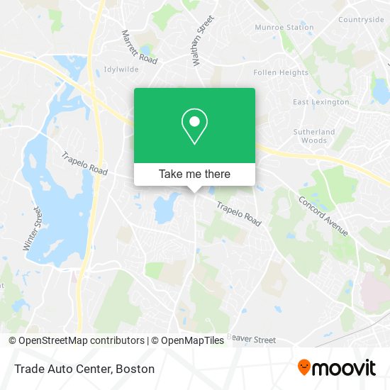 Mapa de Trade Auto Center