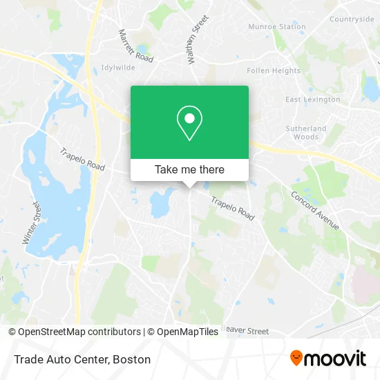 Trade Auto Center map