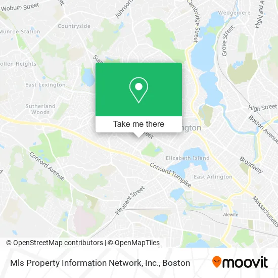 Mls Property Information Network, Inc. map