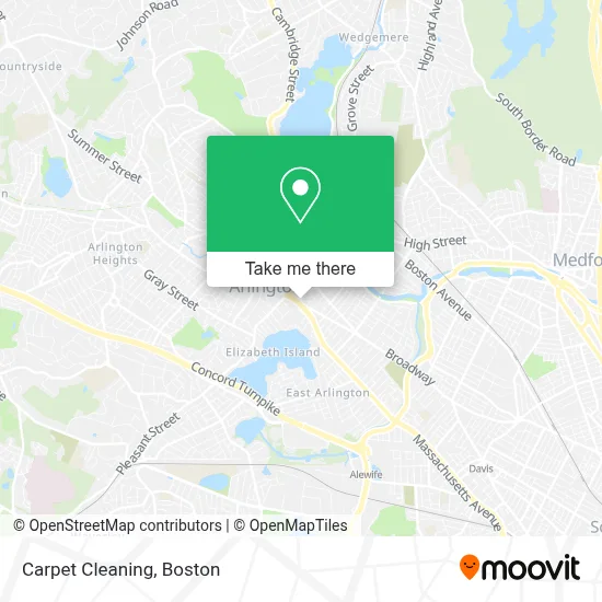 Carpet Cleaning map