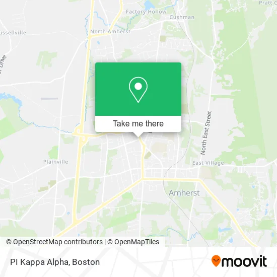 Mapa de PI Kappa Alpha