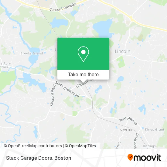 Mapa de Stack Garage Doors