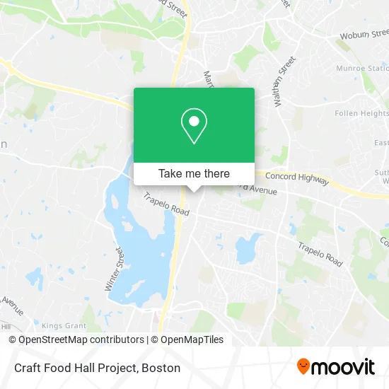 Mapa de Craft Food Hall Project