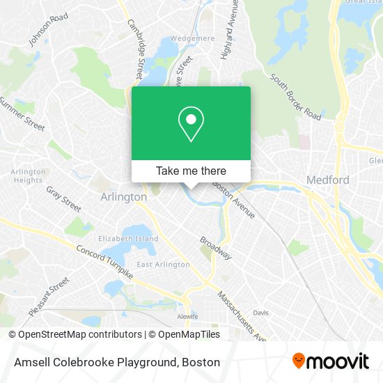 Mapa de Amsell Colebrooke Playground