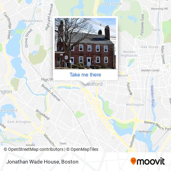 Mapa de Jonathan Wade House