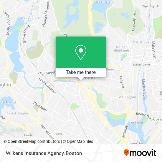 Mapa de Wilkens Insurance Agency