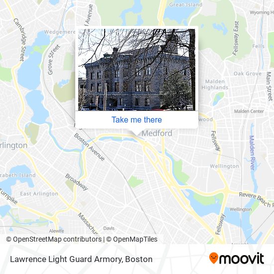 Lawrence Light Guard Armory map