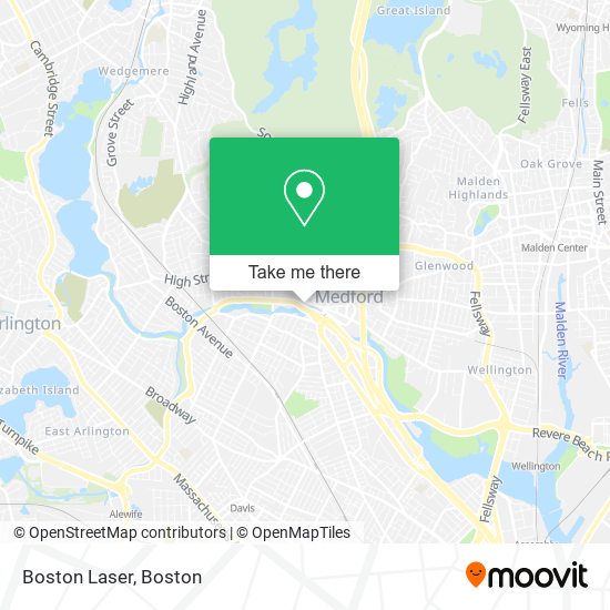 Boston Laser map