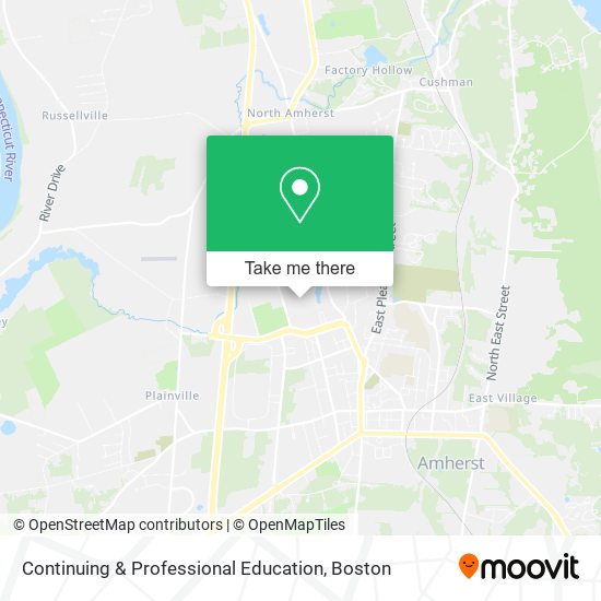 Continuing & Professional Education map