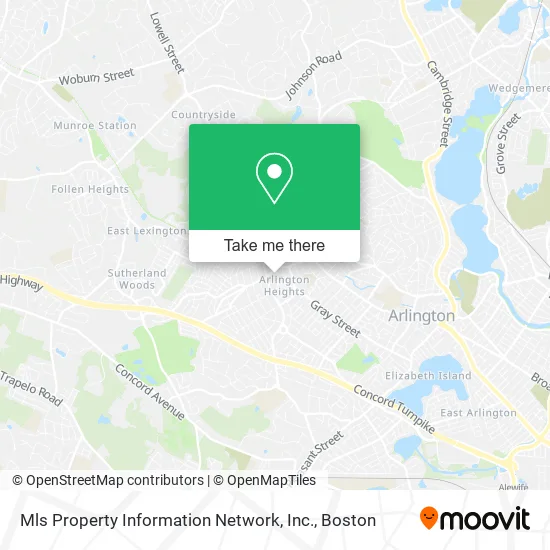 Mls Property Information Network, Inc. map