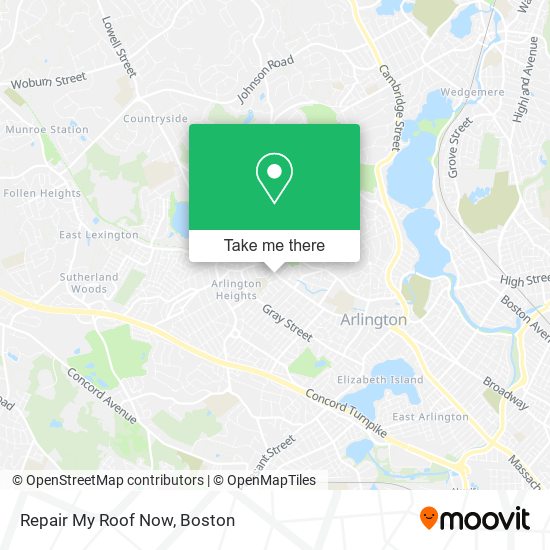 Mapa de Repair My Roof Now