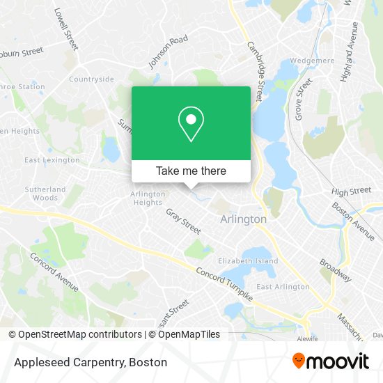 Mapa de Appleseed Carpentry