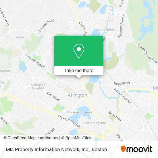 Mls Property Information Network, Inc. map