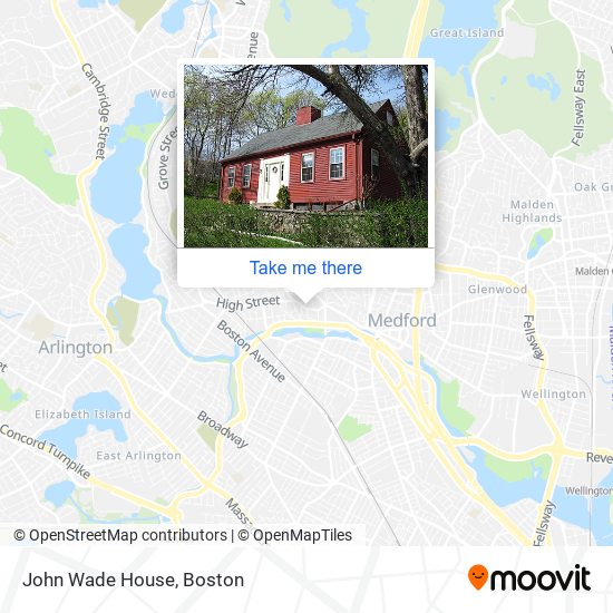 Mapa de John Wade House