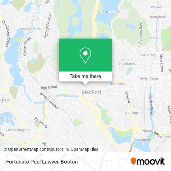 Fortunato Paul Lawyer map