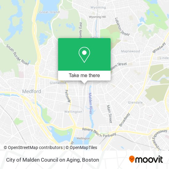 Mapa de City of Malden Council on Aging