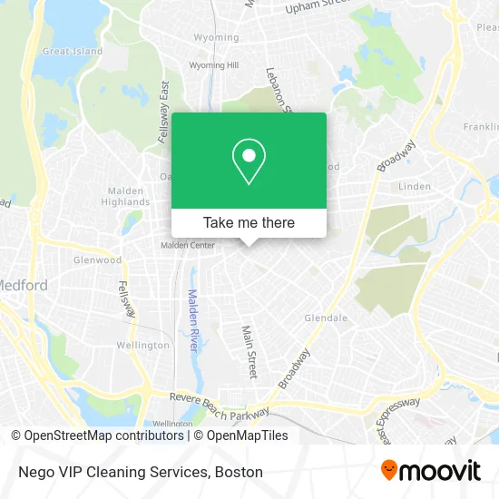 Nego VIP Cleaning Services map