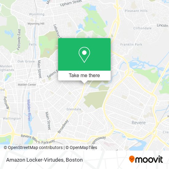 Mapa de Amazon Locker-Virtudes