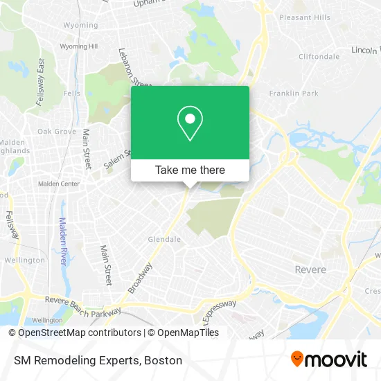 SM Remodeling Experts map