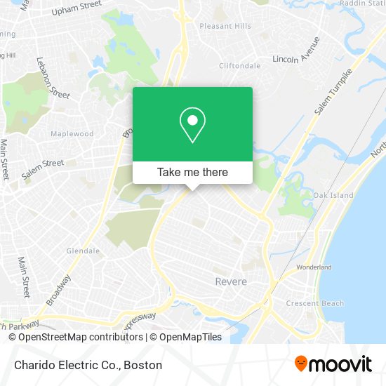 Charido Electric Co. map