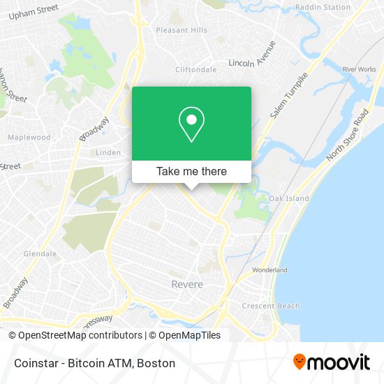 Mapa de Coinstar - Bitcoin ATM