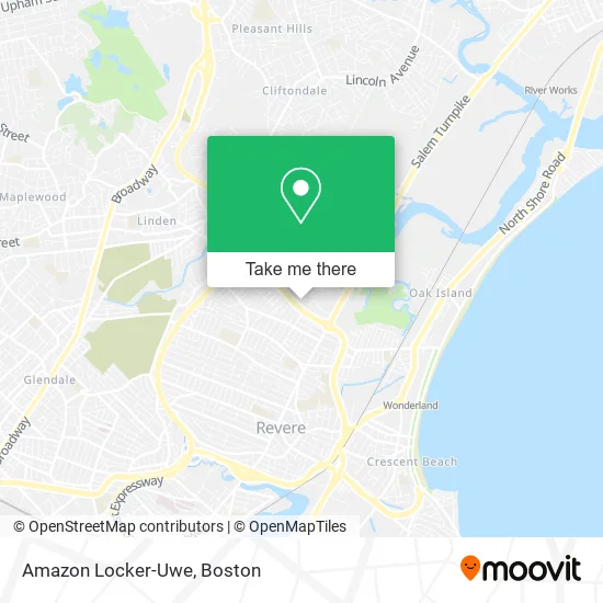 Amazon Locker-Uwe map